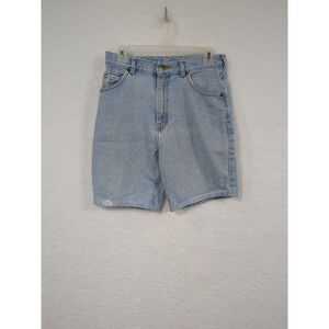 Vintage Lee Riders High ThrashedDenim Shorts‎ Women's 12 Petite Made In USA